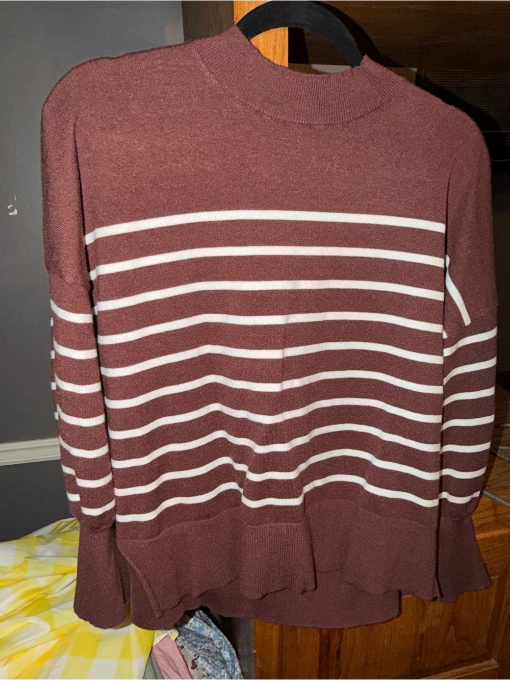 Striped Crewneck Sweater, size S